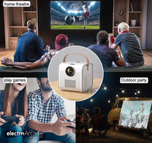 Load image into Gallery viewer, Portable HD 1080P native LCD video projector

