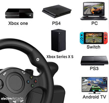 Load image into Gallery viewer, Best budget multi platform 7in1 racing sim wheel PC PS Xbox Android Switch
