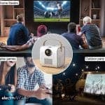 Portable HD 1080P native LCD video projector