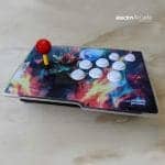 High-quality universal USB arcade controller fight stick with colorful design.