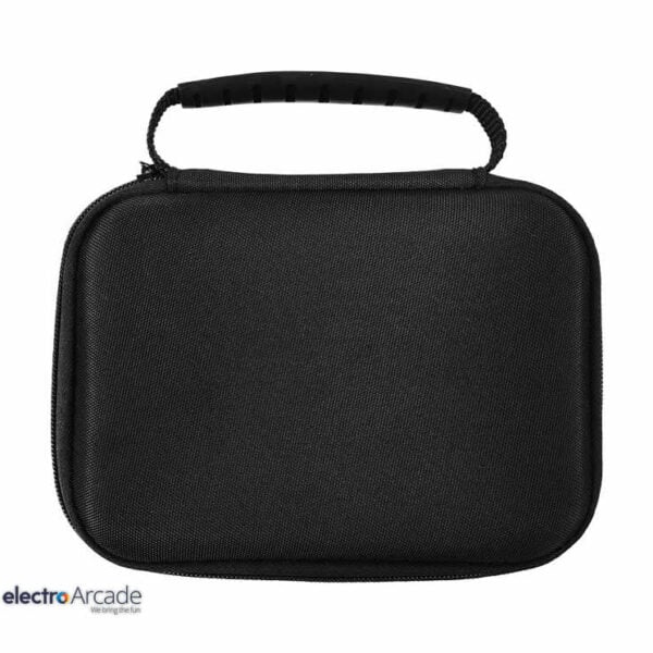 Black protective shell case for Anbernic RG 405v / RG Cube gaming device.