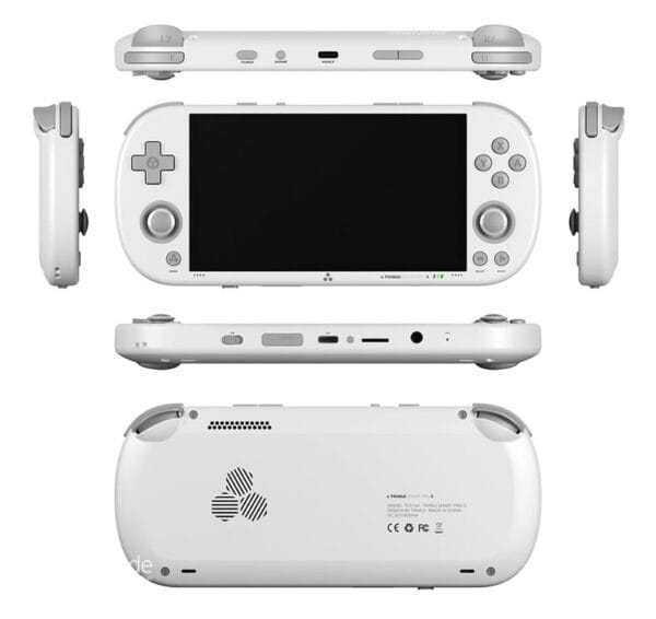 Trimui Smart Pro S handheld gaming device for arcade and entertainment.